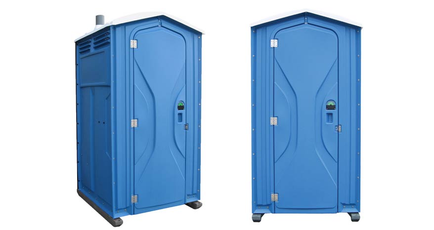 Long-term porta potty units on site in Lumberton, North Carolina